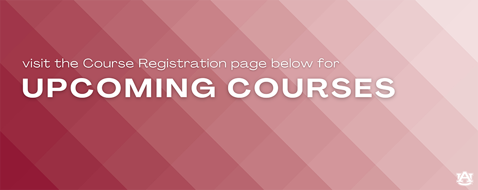 Upcoming Courses