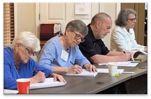 Gabi learns to tell engaging stories during OLLI's writing workshops.