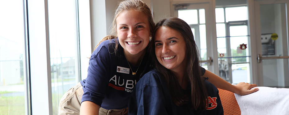 Staff at the dining hall