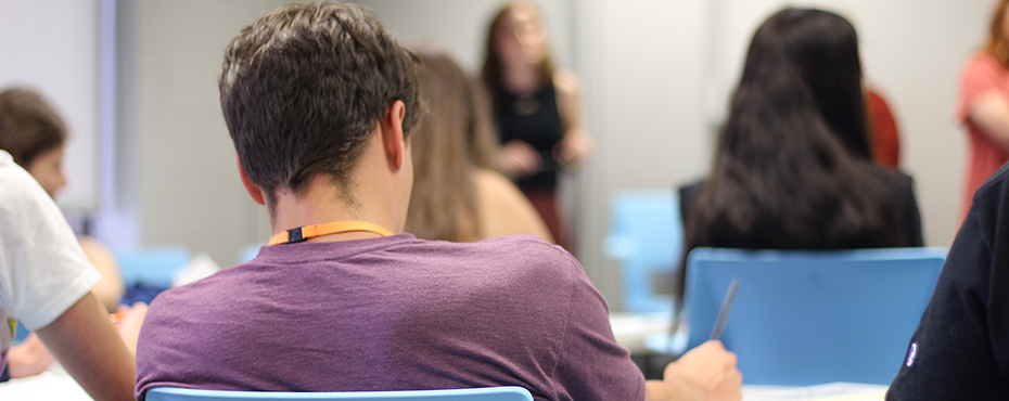 Student writing legislation