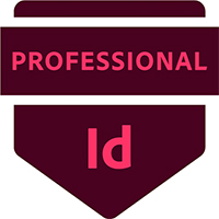 adobe indesign professional badge