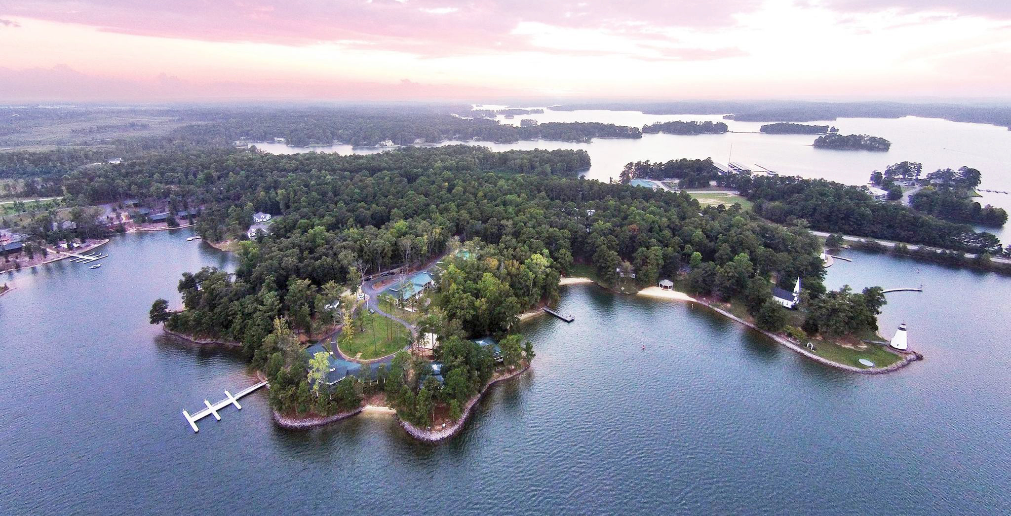 Aerial view of Children's Harbor